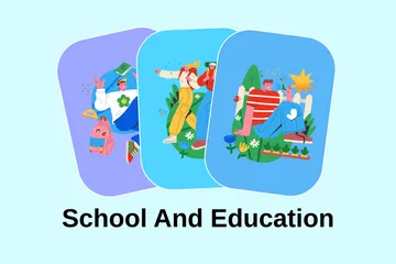 École et éducation Pack d'Illustrations