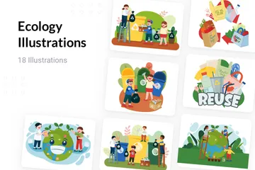 Ecology Illustration Pack