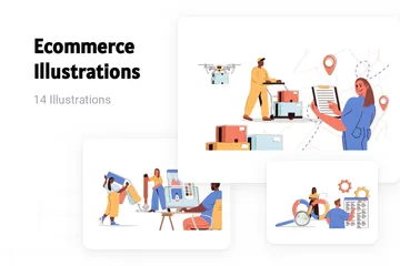 Ecommerce Illustration Pack