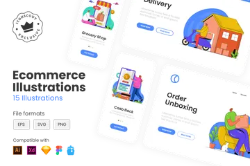 Ecommerce Illustration Pack