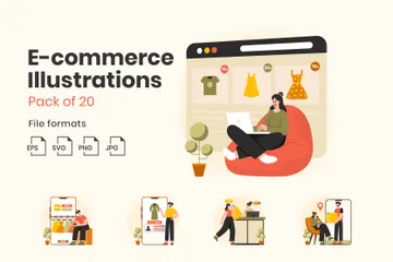 Ecommerce Illustration Pack