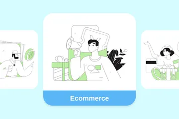 Ecommerce Illustration Pack