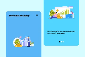 Economic Recovery Illustration Pack