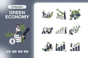 Économie verte Pack d'Illustrations