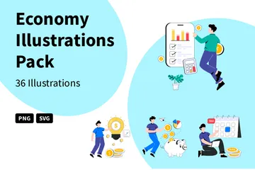 Economy Illustration Pack