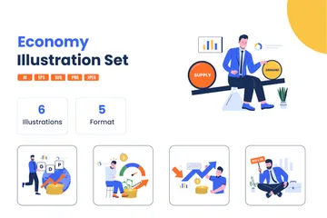 Economy Illustration Pack