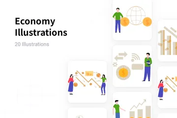 Economy Illustration Pack