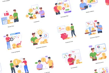 Economy Illustration Pack