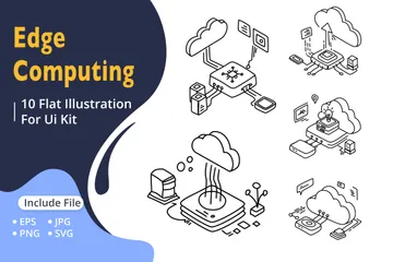 Edge Computing Illustration Pack