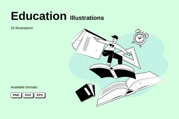 Educação Illustration Pack