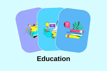 Educação Illustration Pack