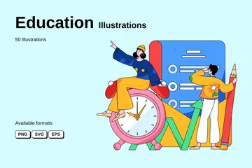 Educação Illustration Pack