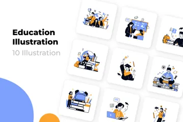 Educação Illustration Pack