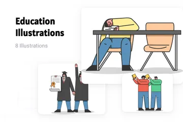 Educação Illustration Pack