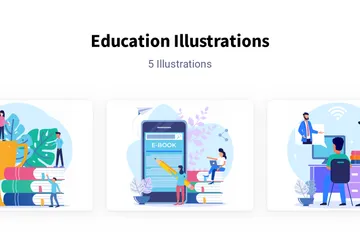 Educação Pacote de Ilustrações