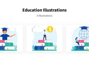 Educação Pacote de Ilustrações