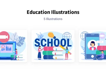 Educação Pacote de Ilustrações