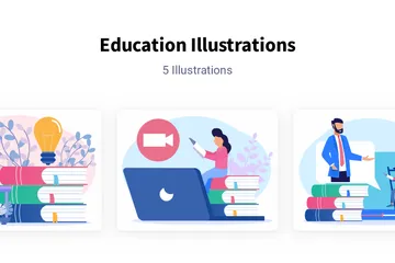 Educação Pacote de Ilustrações