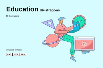 Educación Illustration Pack