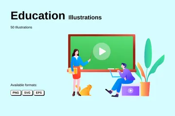 Educación Paquete de Ilustraciones