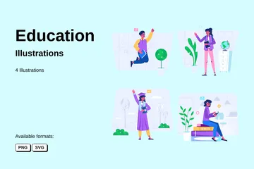 Educación Illustration Pack