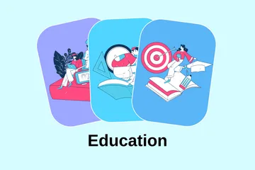 Educación Paquete de Ilustraciones