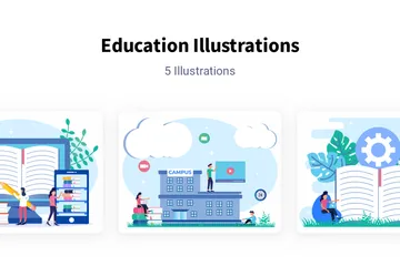 Educación Paquete de Ilustraciones