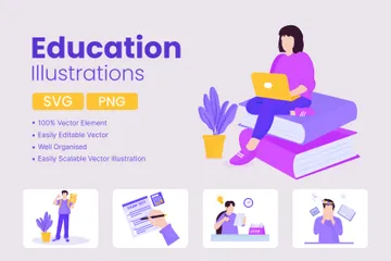 Education Illustration Pack