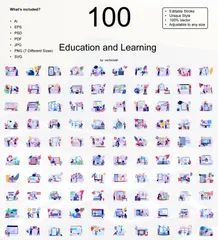 Education And Learning Illustration Pack
