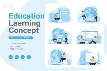 Education And Learning Illustration Pack