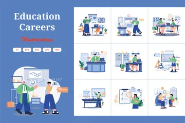 Education Careers Illustration Pack