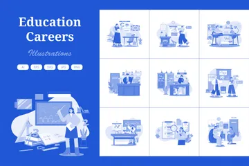 Education Careers Illustration Pack