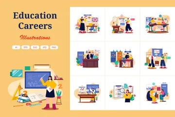 Education Careers Illustration Pack