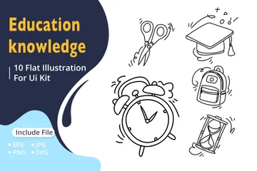 Connaissances en éducation Pack d'Illustrations