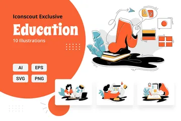 Education Illustration Pack