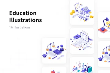 Education Illustration Pack