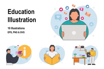 Education Illustration Pack