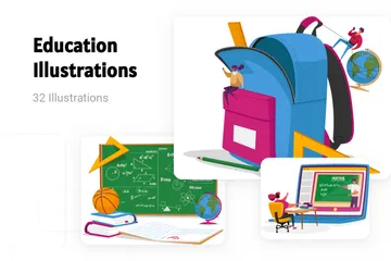 Education Illustration Pack