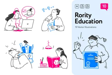 Education Illustration Pack