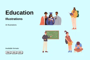 Education Illustration Pack