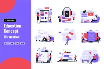 Education Illustration Pack