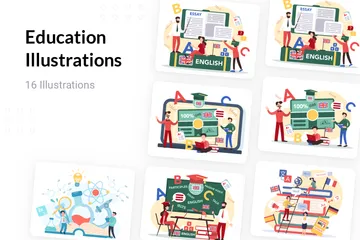 Education Illustration Pack