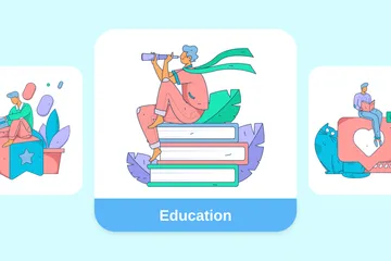 Education Illustration Pack