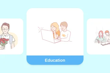 Education Illustration Pack