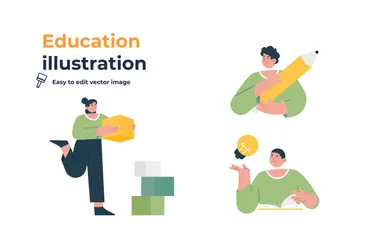 Education Illustration Pack