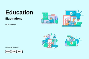 Education Illustration Pack