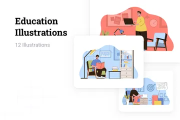 Education Illustration Pack