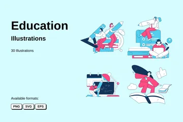 Education Illustration Pack