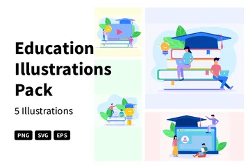 Education Illustration Pack