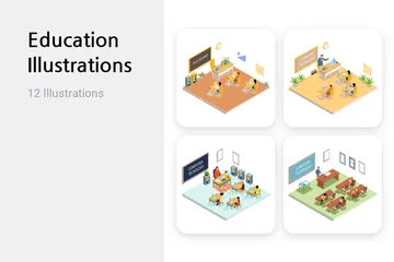 Education Illustration Pack